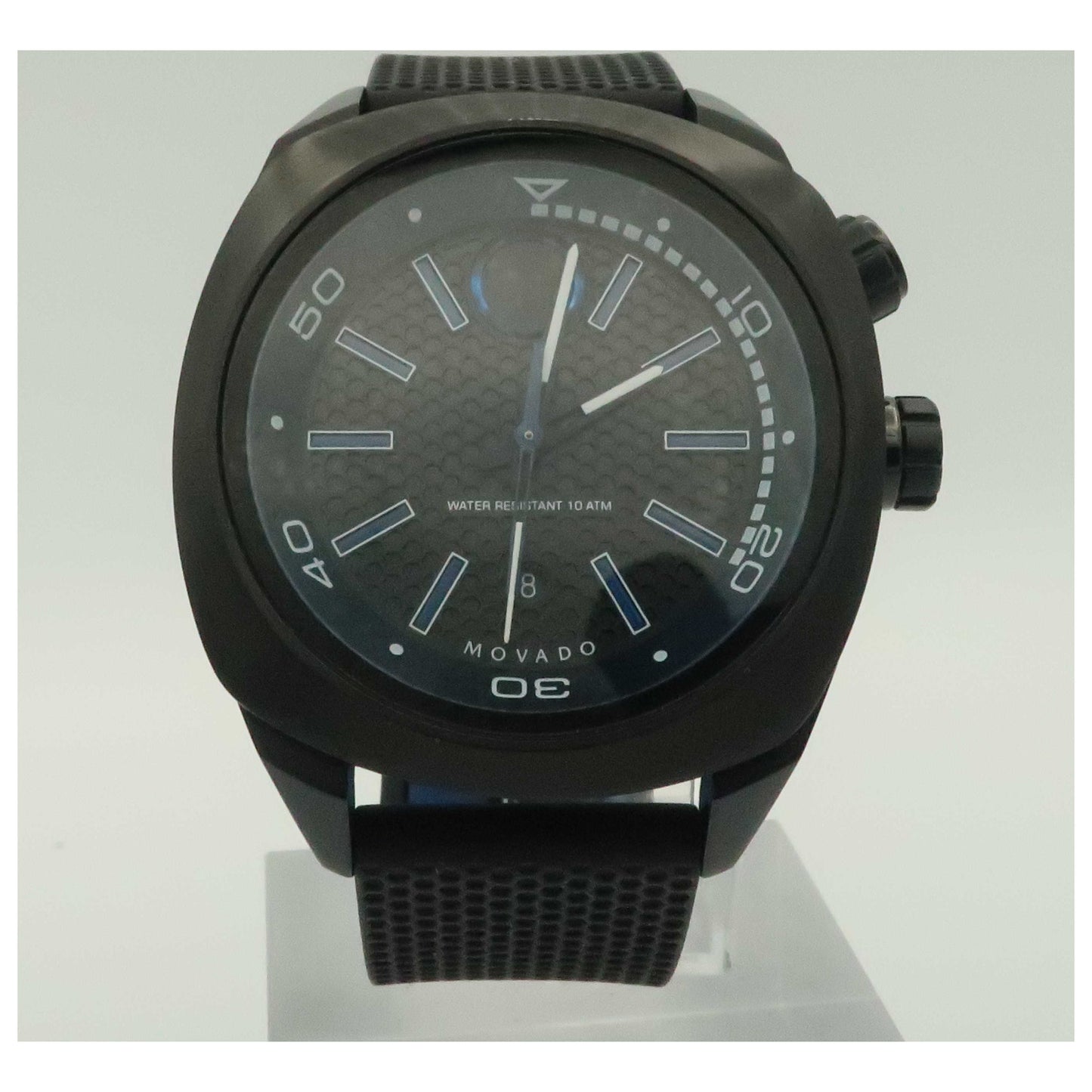 Front view of Movado Bold Men's Swiss Quartz (Battery-Powered) Watch 3600369-PO