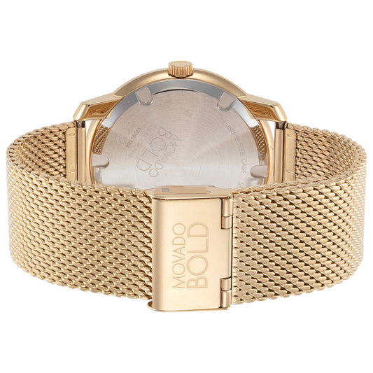 Back view of Movado Bold Men's Quartz Watch 3600373