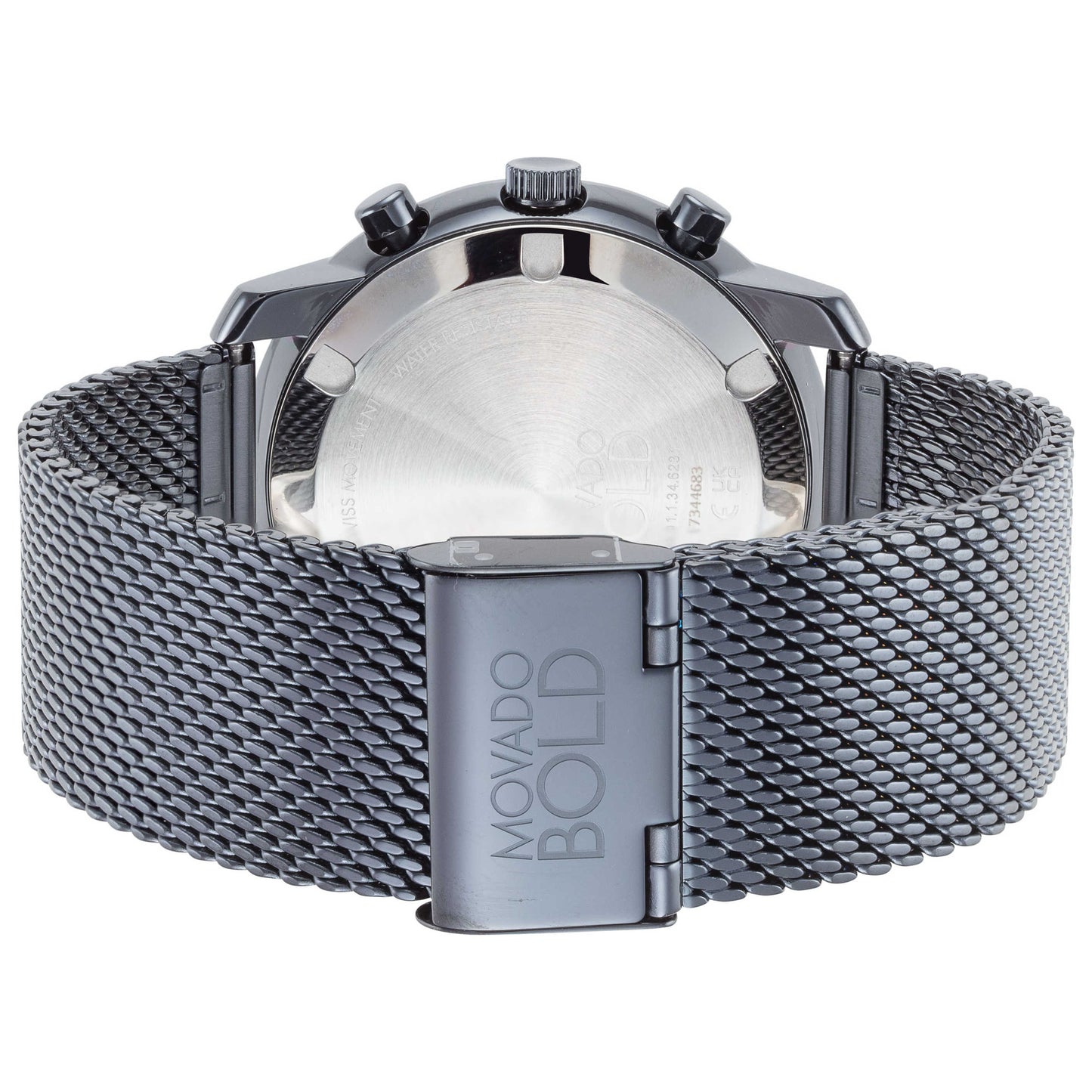 Back view of Movado Bold Men's Quartz Watch 3600403