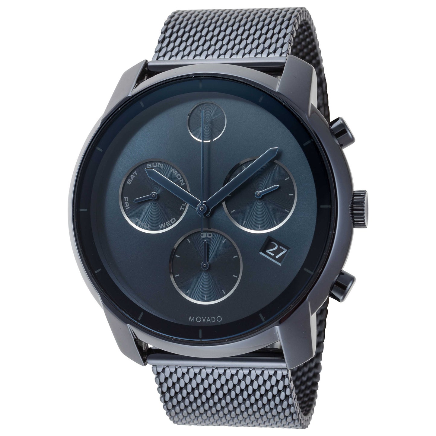 Front view of Movado Bold Men's Quartz Watch 3600403