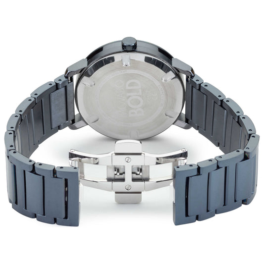 Back view of Movado Bold Men's Quartz Watch 3600510