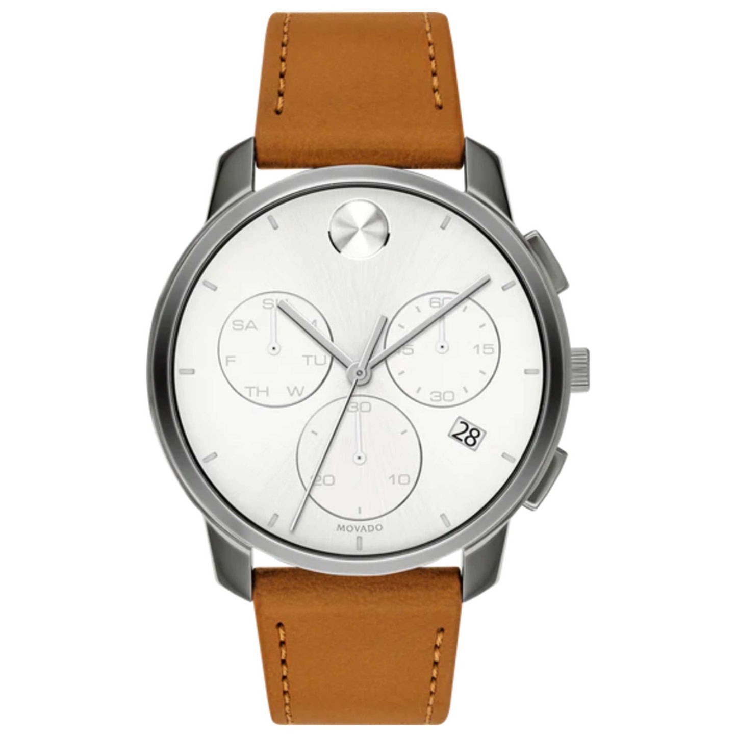 Front view of Movado Bold Men's Quartz Watch 3600631