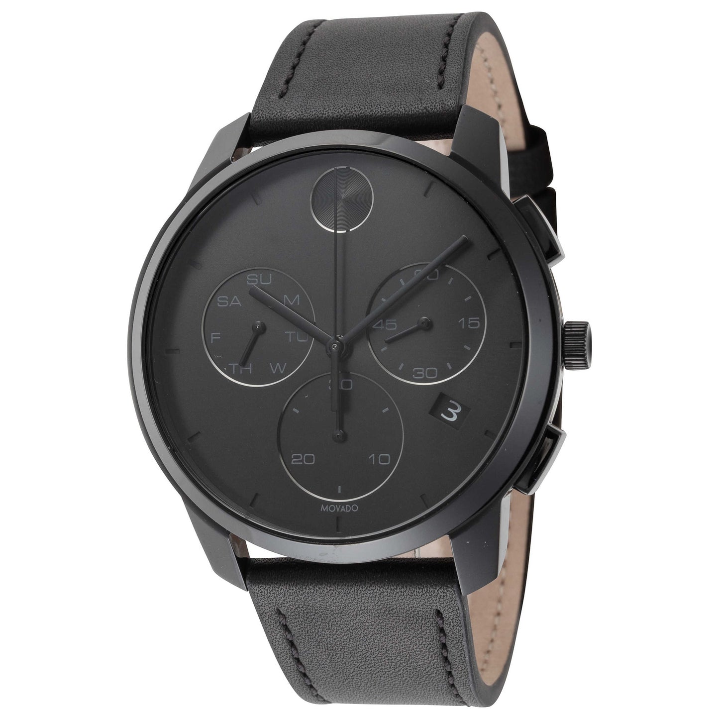 Front view of Movado Bold Men's Quartz Watch 3600632