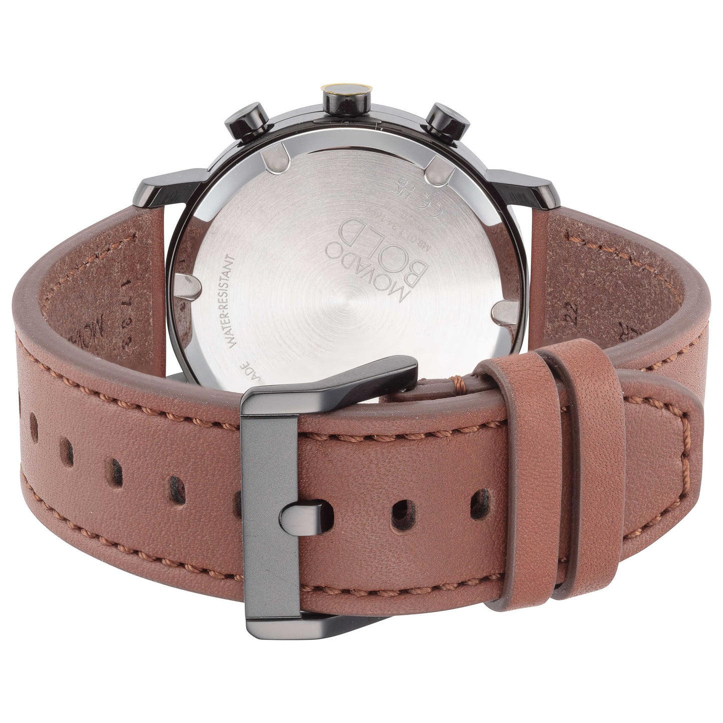 Back view of Movado Bold Men's Quartz Watch 3600884