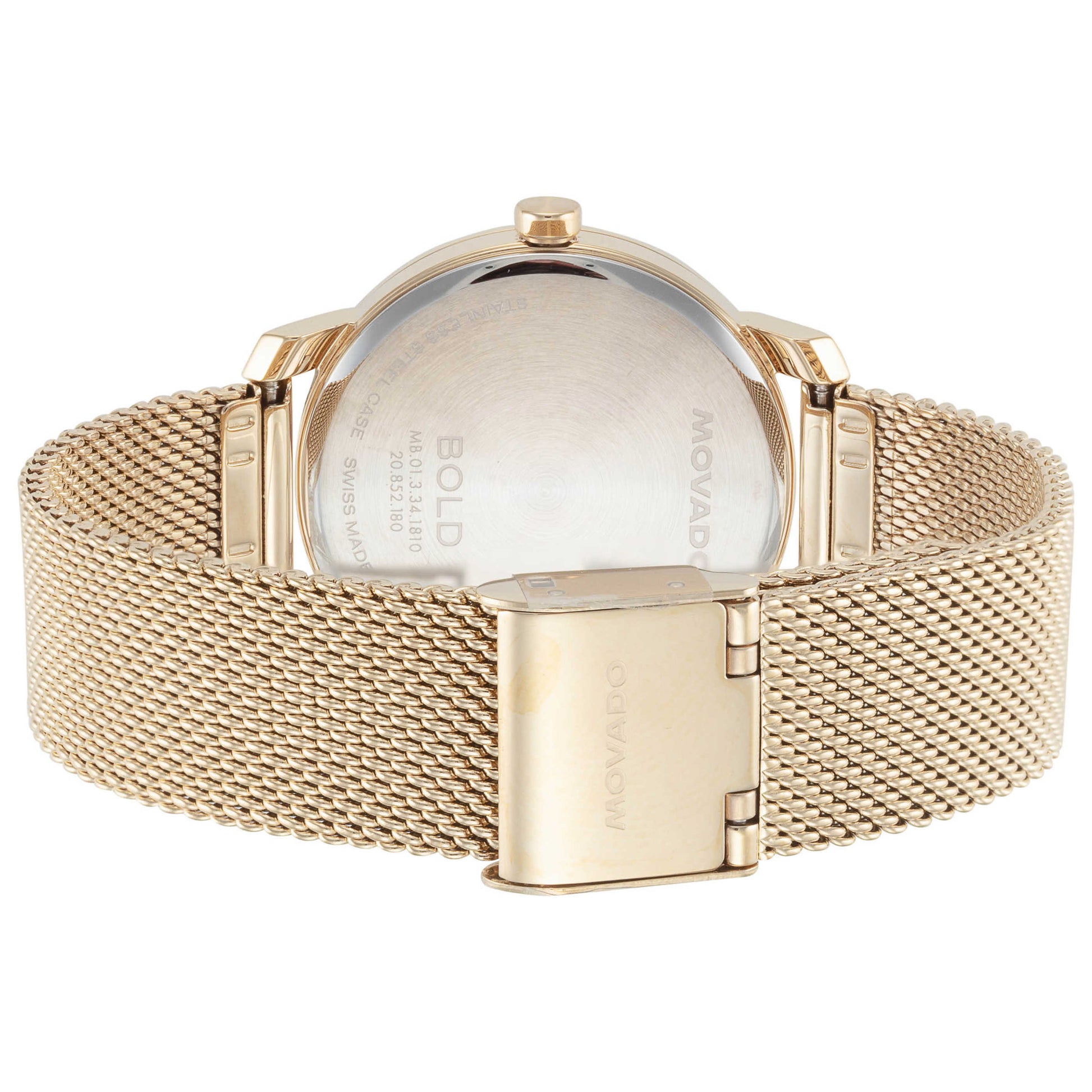 Back view of Movado Bold Women's Quartz Watch 3600920
