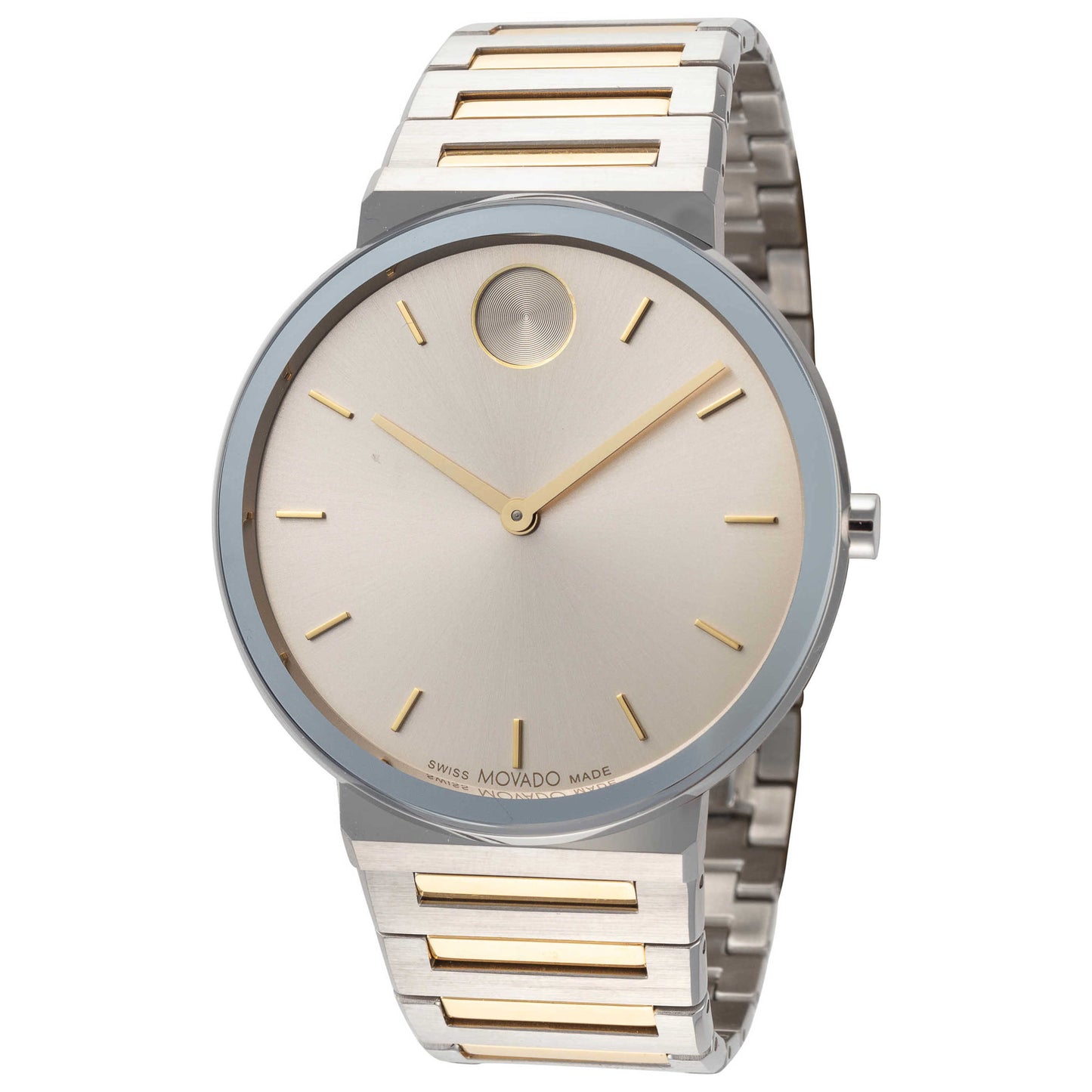 Front view of Movado Bold Men's Quartz Watch 3601075