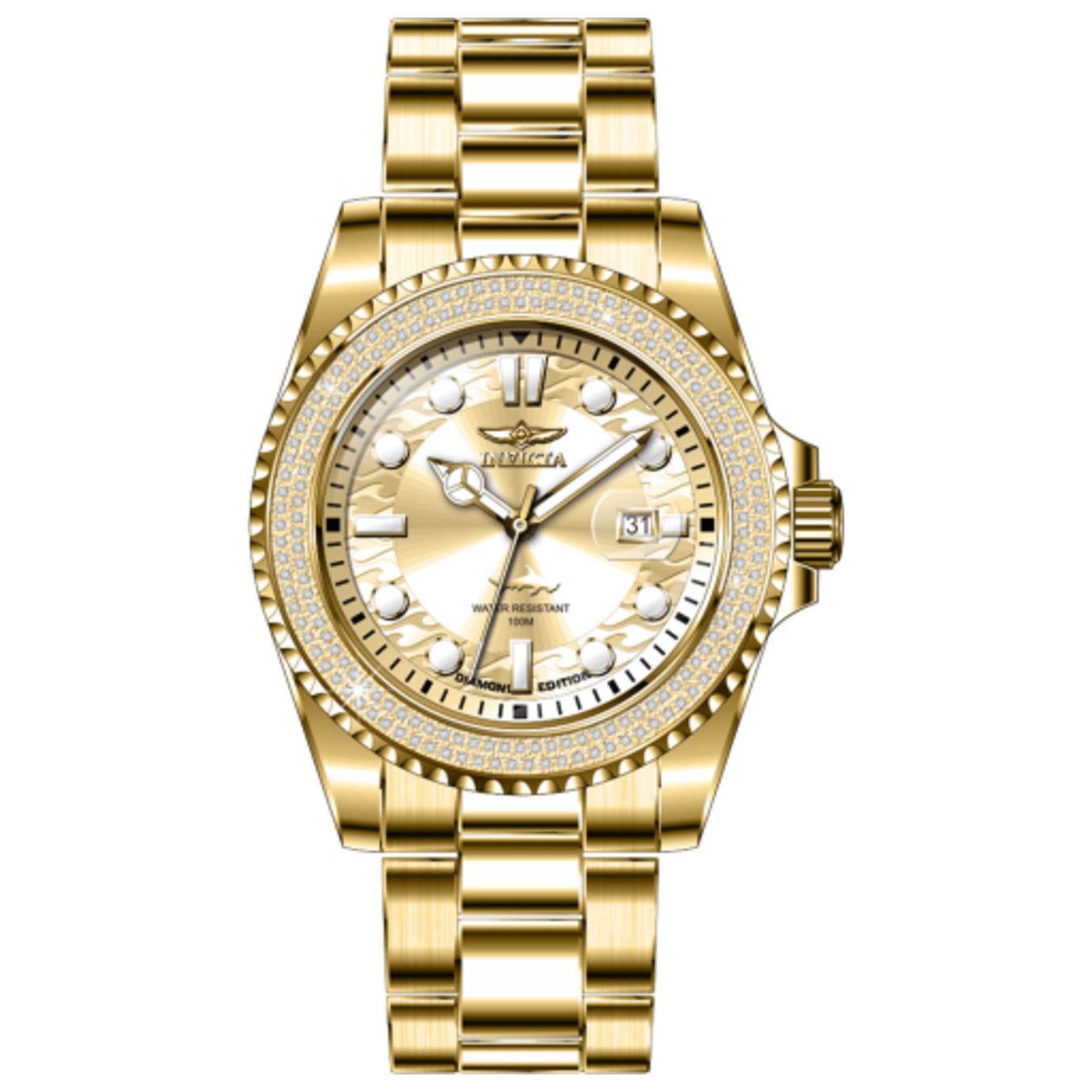 Front view of Invicta Pro Diver Men's Quartz Watch 37974