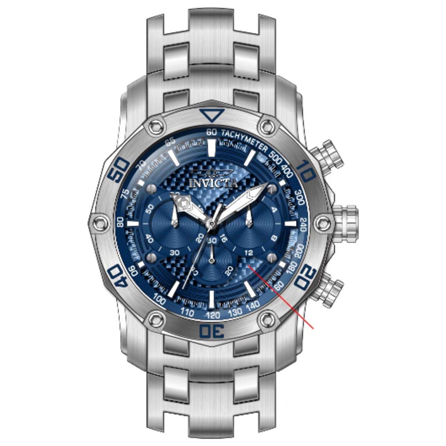 Front view of Invicta Pro Diver Men's Quartz Watch 38450