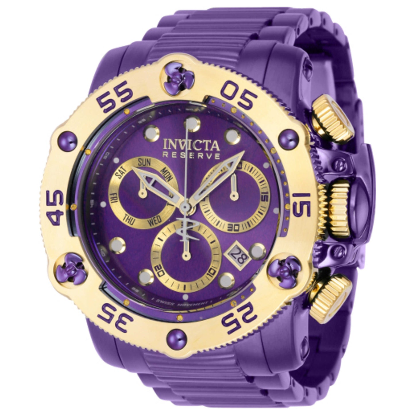 Front view of Invicta Reserve Men's Quartz Watch 38702
