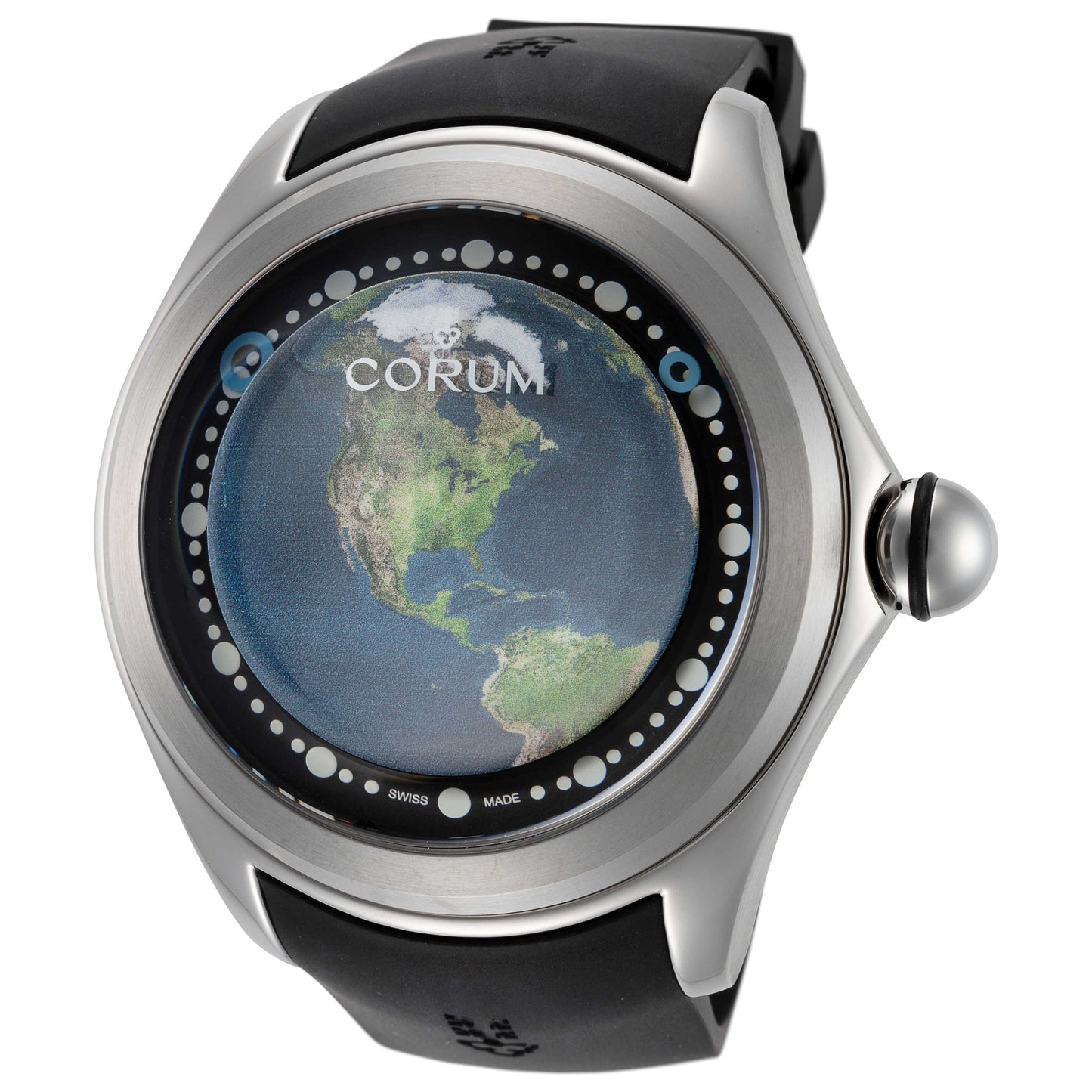 Front view of Corum Bubble Men's Automatic Watch 390-101-04-0371-UE01
