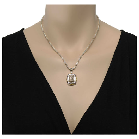 Charles Krypell Elegant Women's Necklace 4-6442-SBRP - Image #2