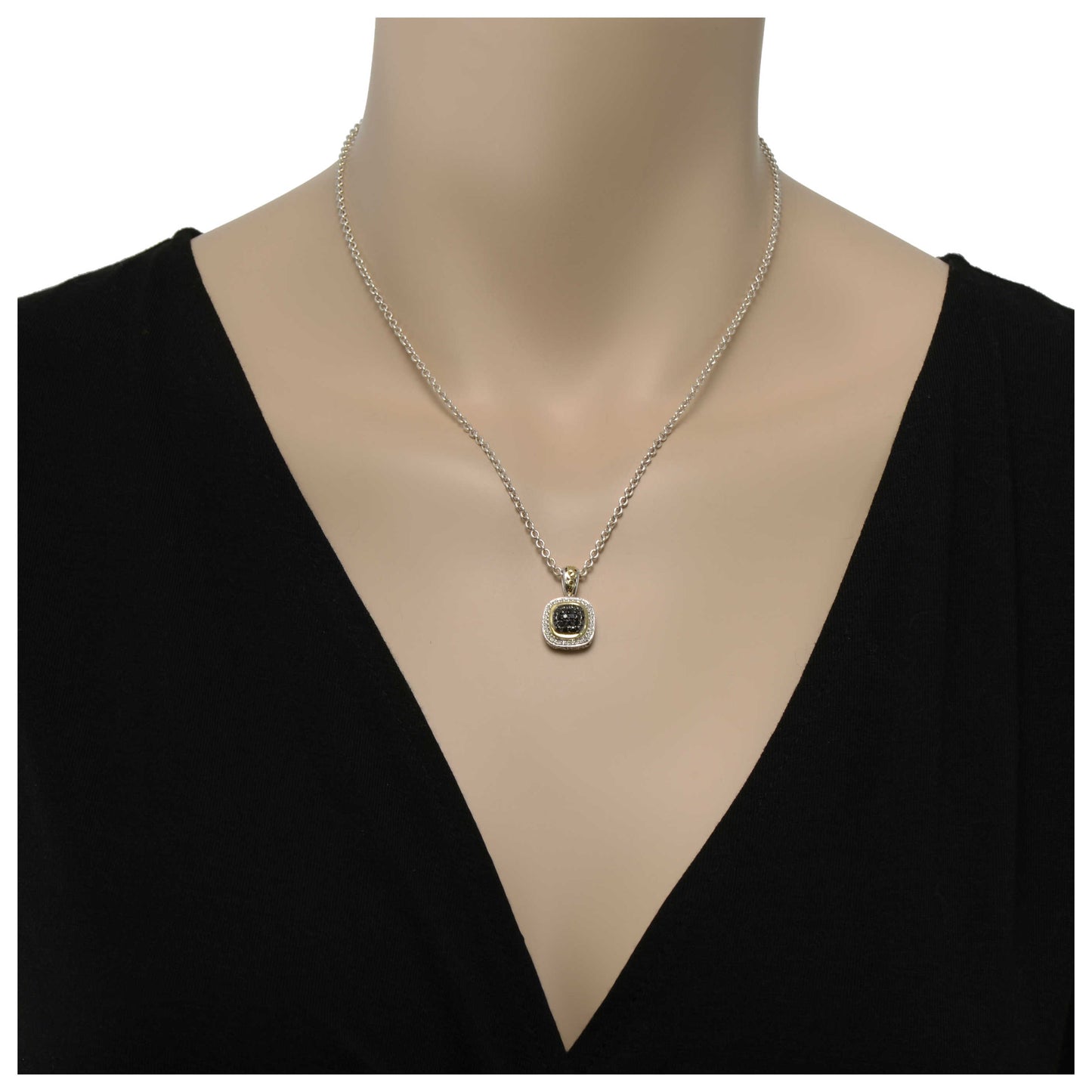 Charles Krypell Elegant Women's Necklace 4-6463-SBLKP - Image #2