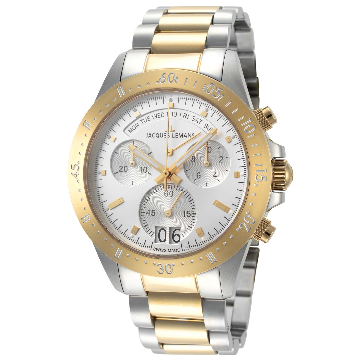 Front view of Jacques Lemans Jubiläumsuhr Men's Quartz Watch 40-10C