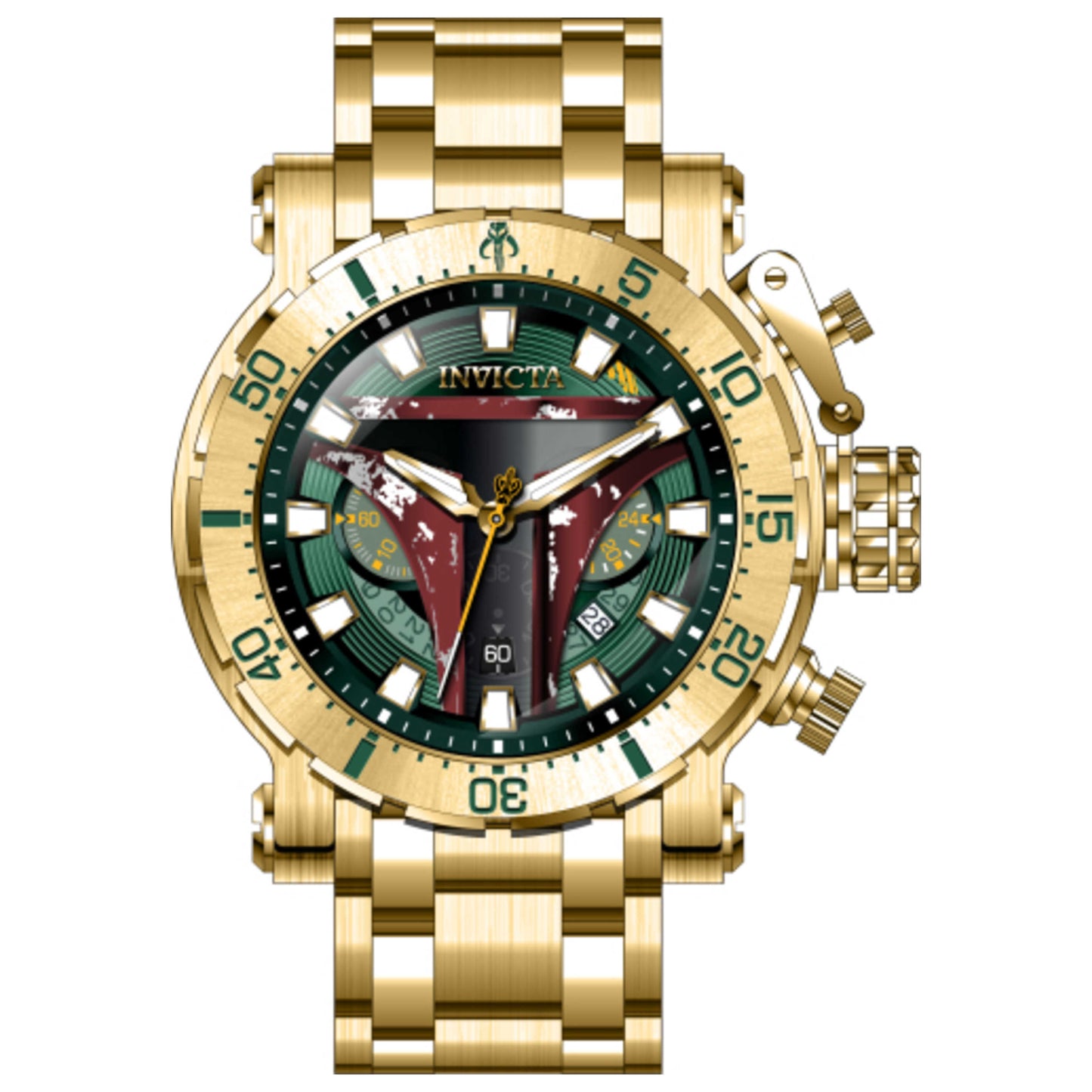 Front view of Invicta Star Wars Men's Quartz Watch 40610