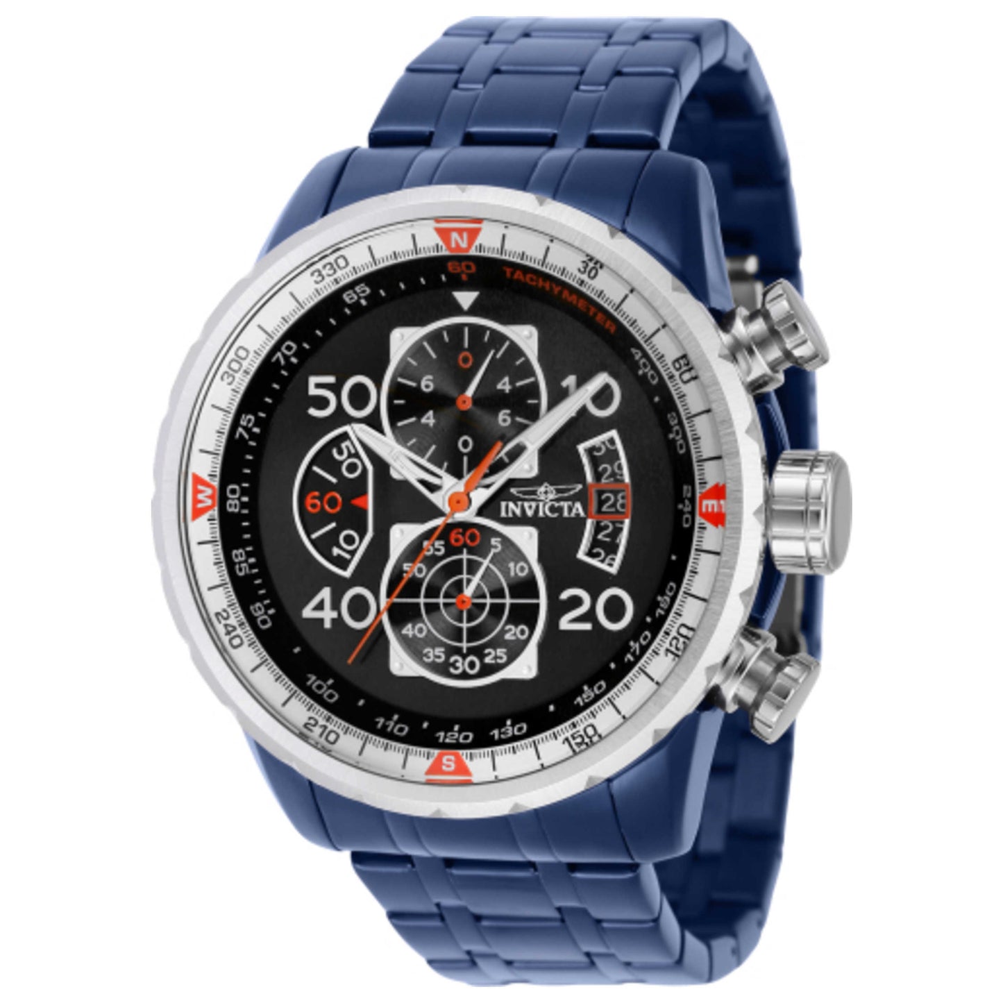 Front view of Invicta Aviator Men's Quartz Watch 40695