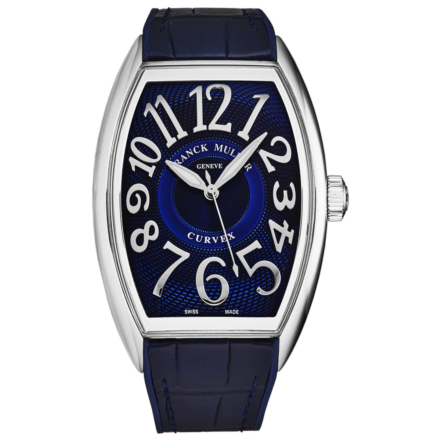 Front view of Franck Muller Curvex CX Men's Automatic Watch 40SCCXACACBLU