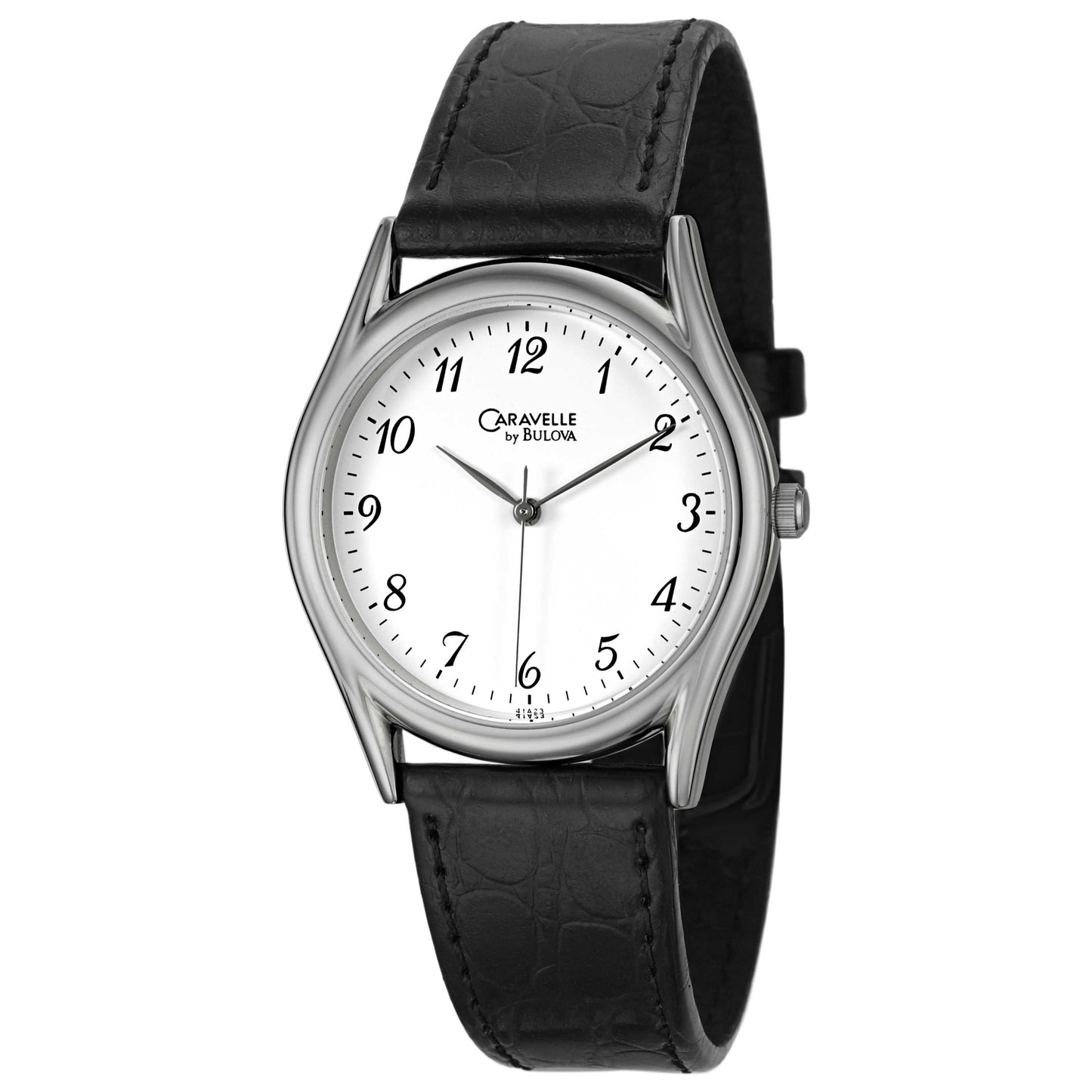 Front view of Caravelle Strap Men's Quartz Watch 41A23