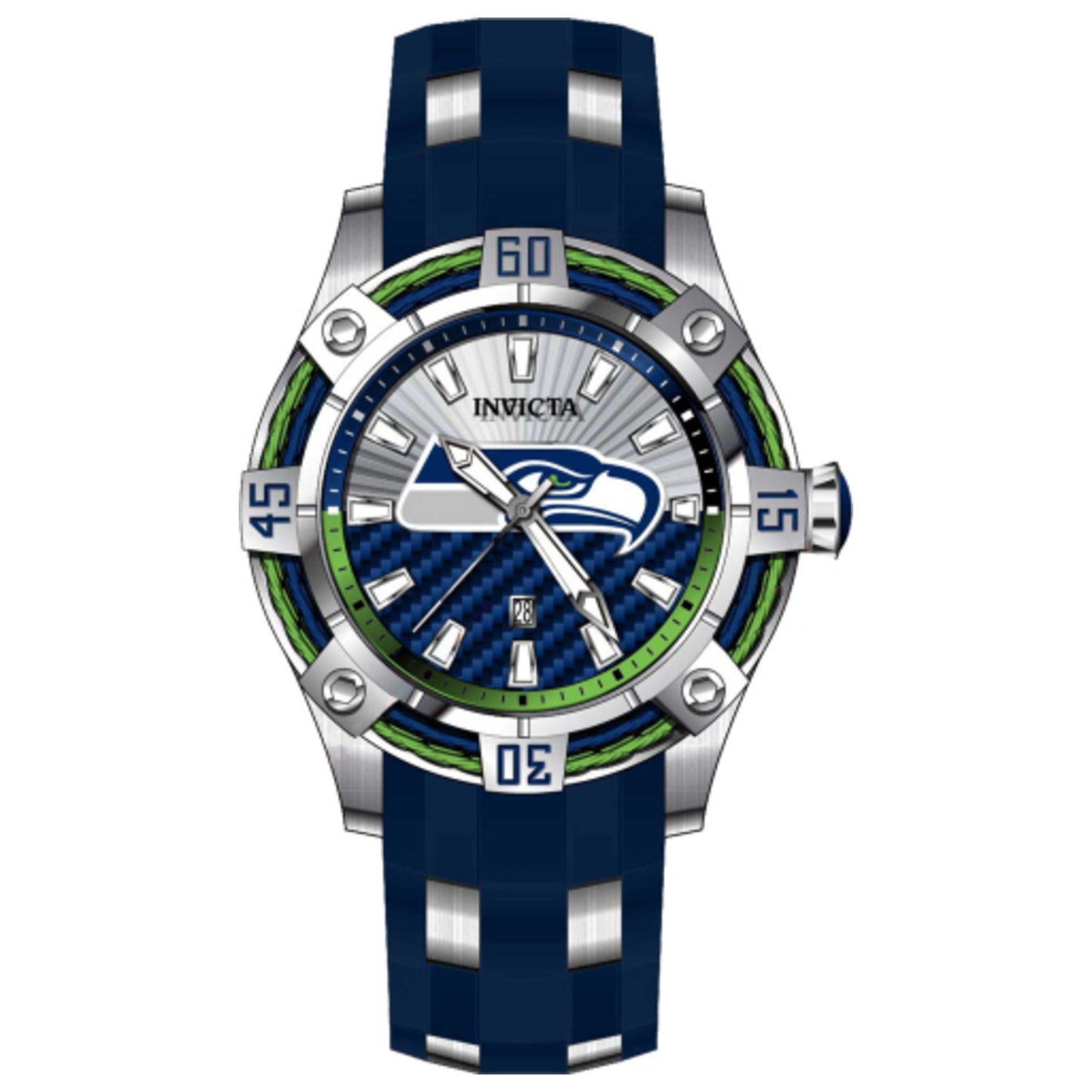 Front view of Invicta NFL Men's Quartz Watch 42061
