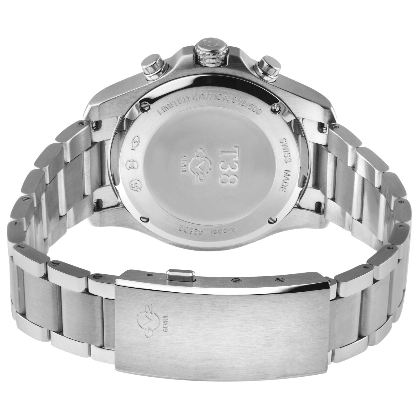 GV2 by Gevril T38 Men's Quartz Watch 42800B - Image #2
