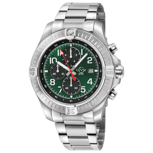 Front view of GV2 by Gevril T38 Men's Quartz Watch 42802B