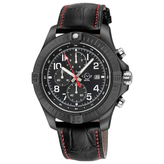 Front view of GV2 by Gevril T38 Men's Quartz Watch 42806