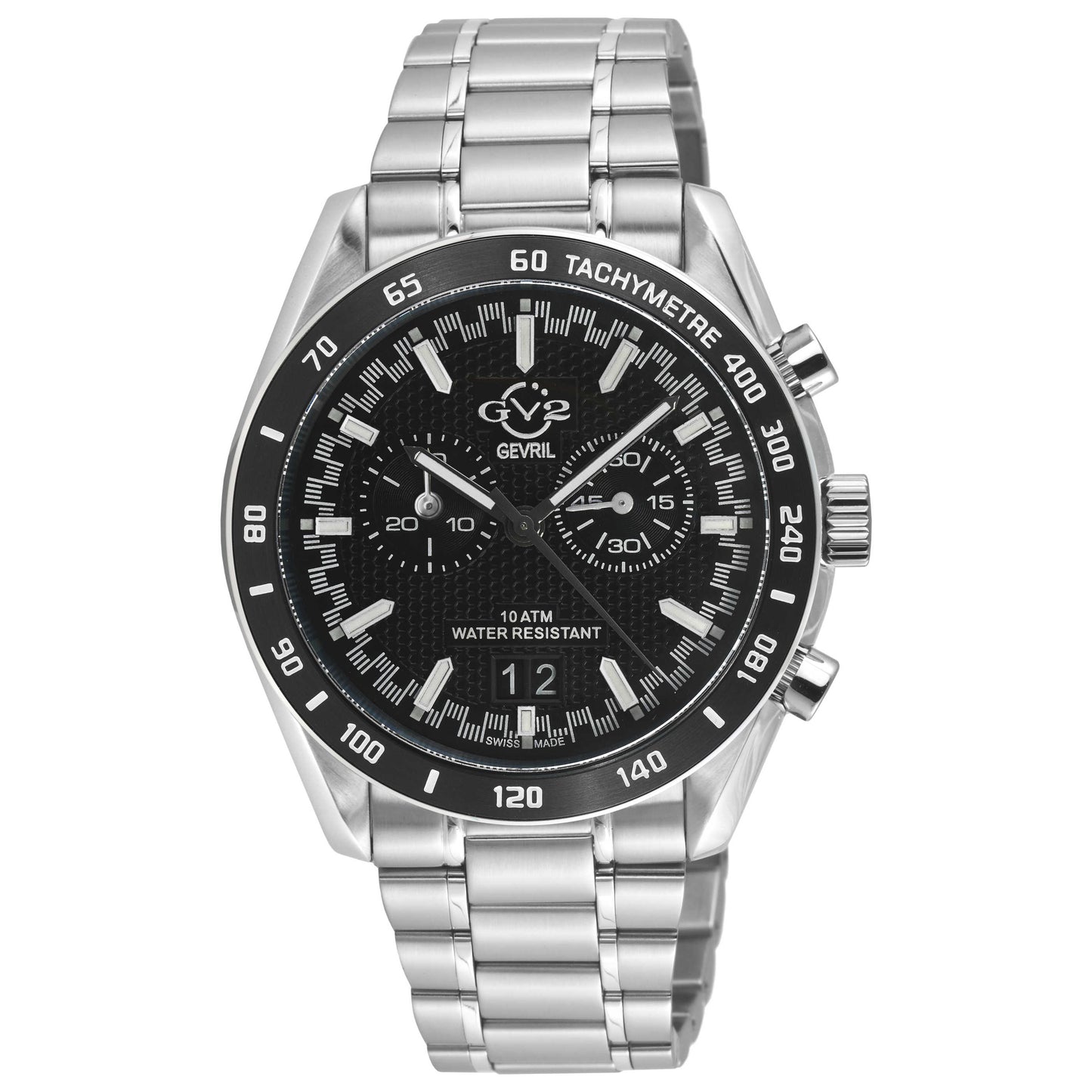 Front view of GV2 by Gevril Freccia Men's Quartz Watch 42901B
