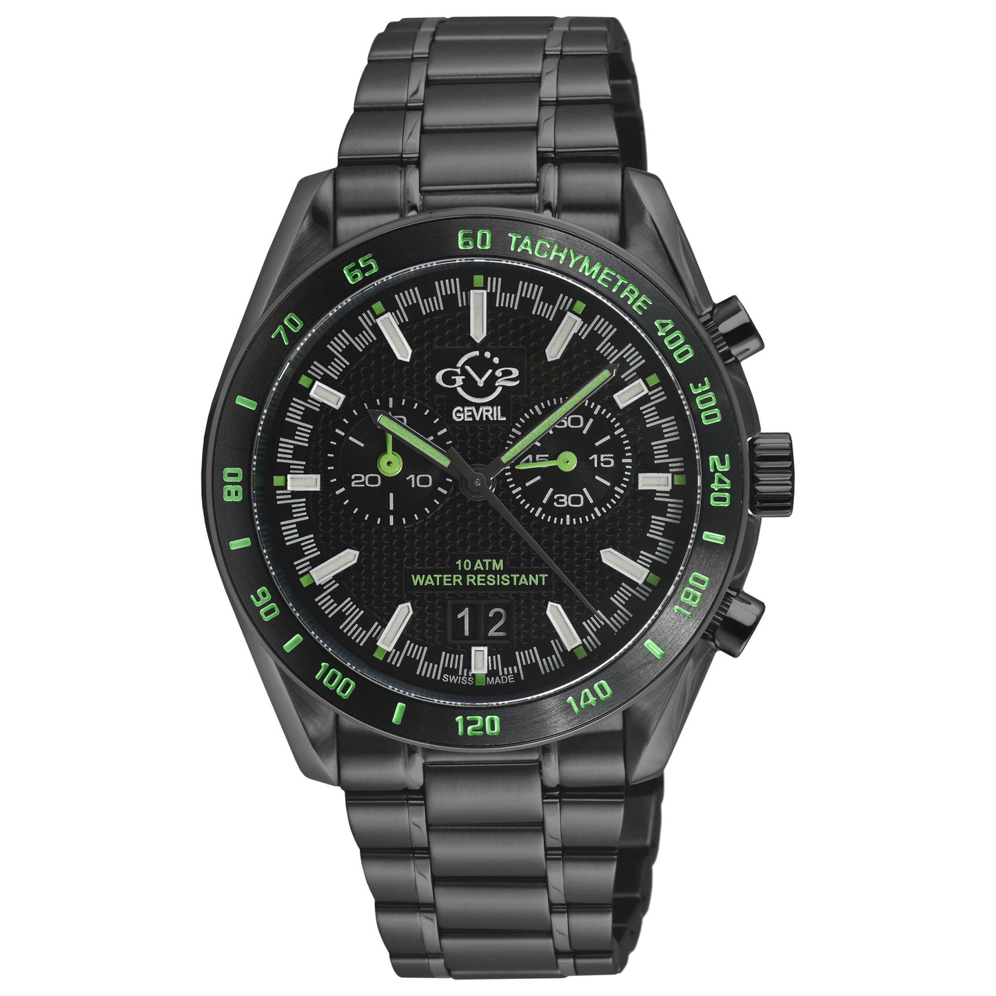 Front view of GV2 by Gevril Freccia Men's Quartz Watch 42903B