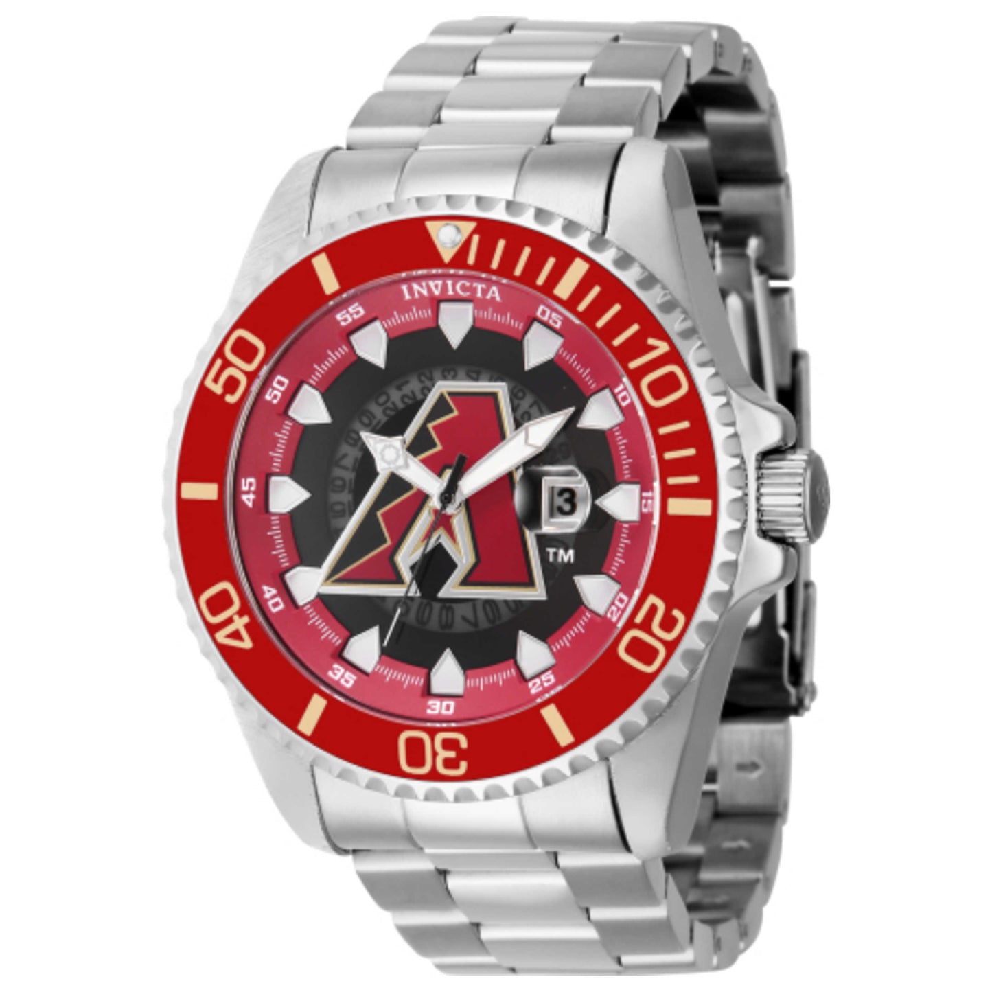 Front view of Invicta MLB Men's Quartz Watch 43454