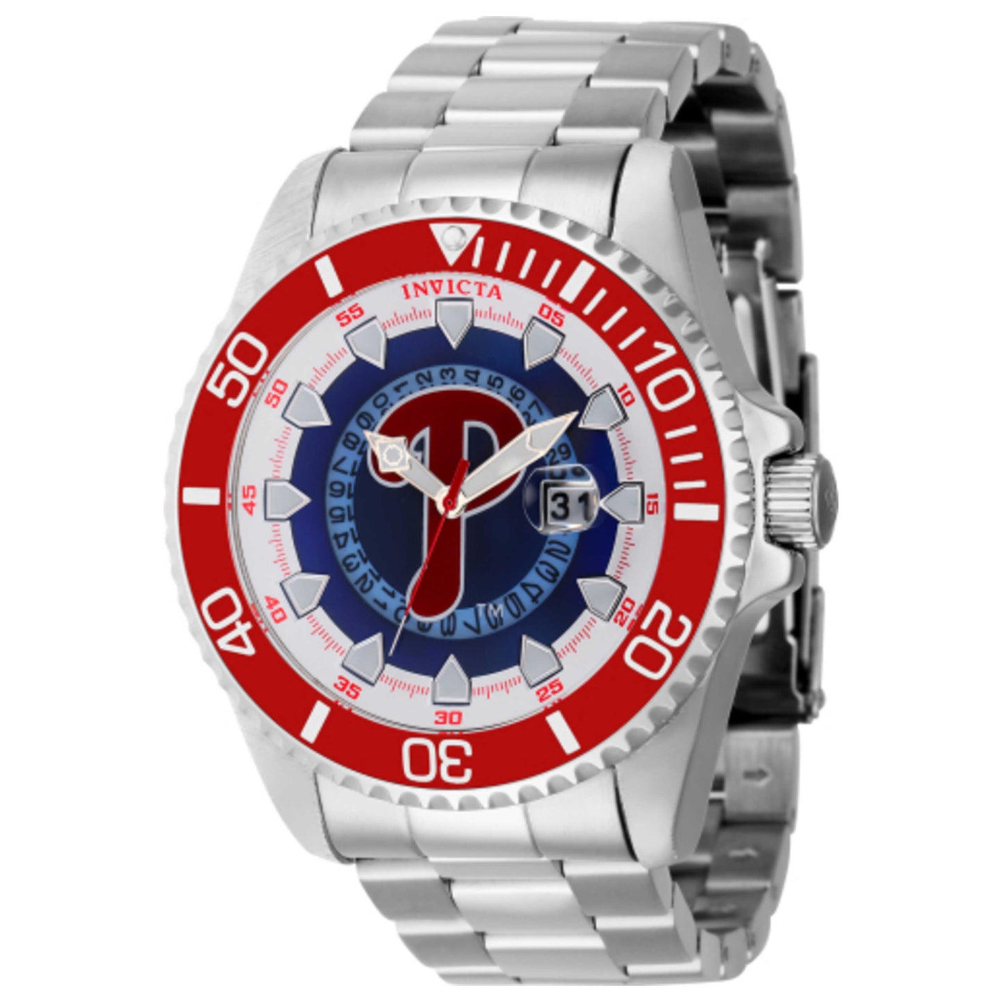 Front view of Invicta MLB Men's Quartz Watch 43474
