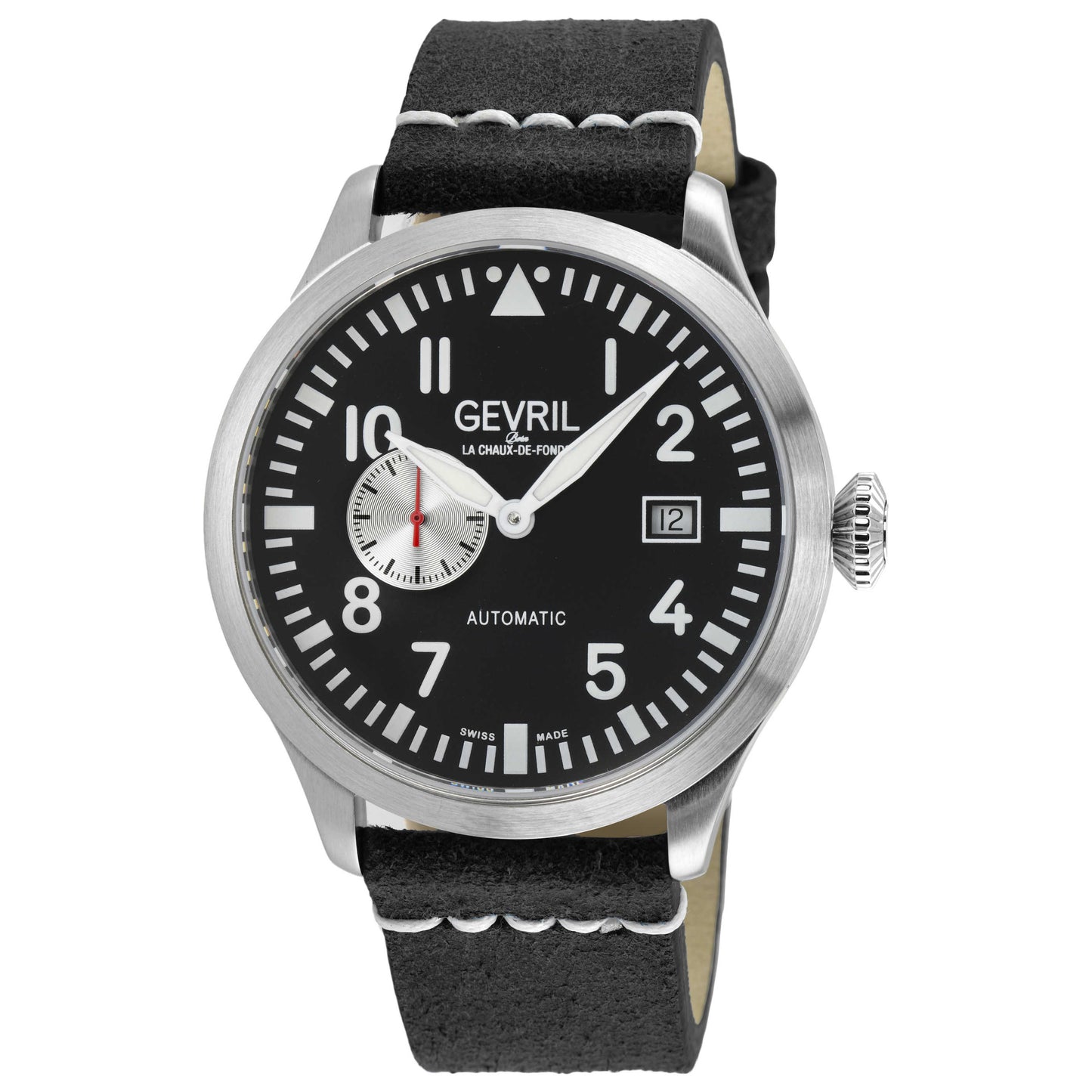 Front view of Gevril Vaughn Men's Automatic Watch 43512