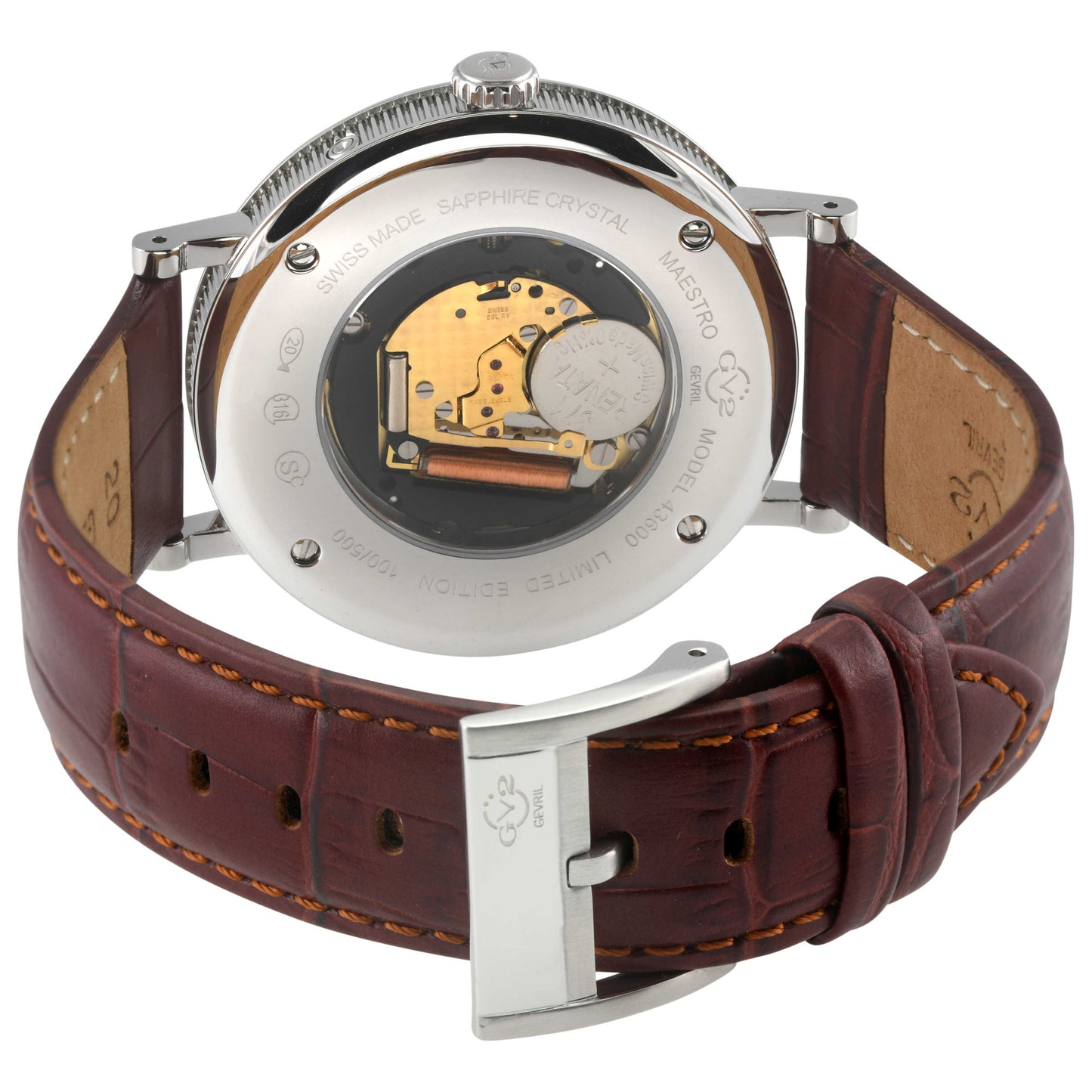 GV2 by Gevril Maestro Men's Quartz Watch 43600 - Image #2