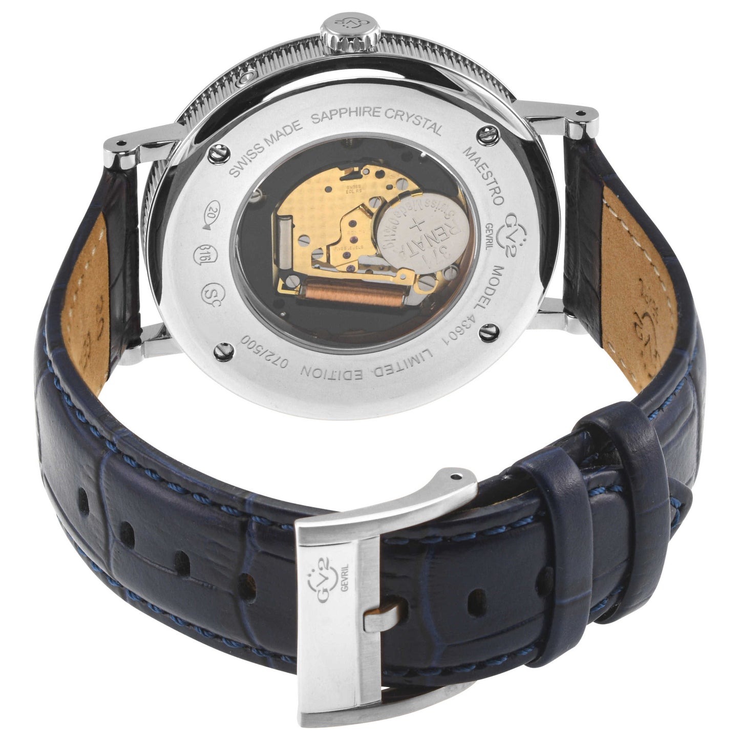 GV2 by Gevril Maestro Men's Quartz Watch 43601 - Image #2