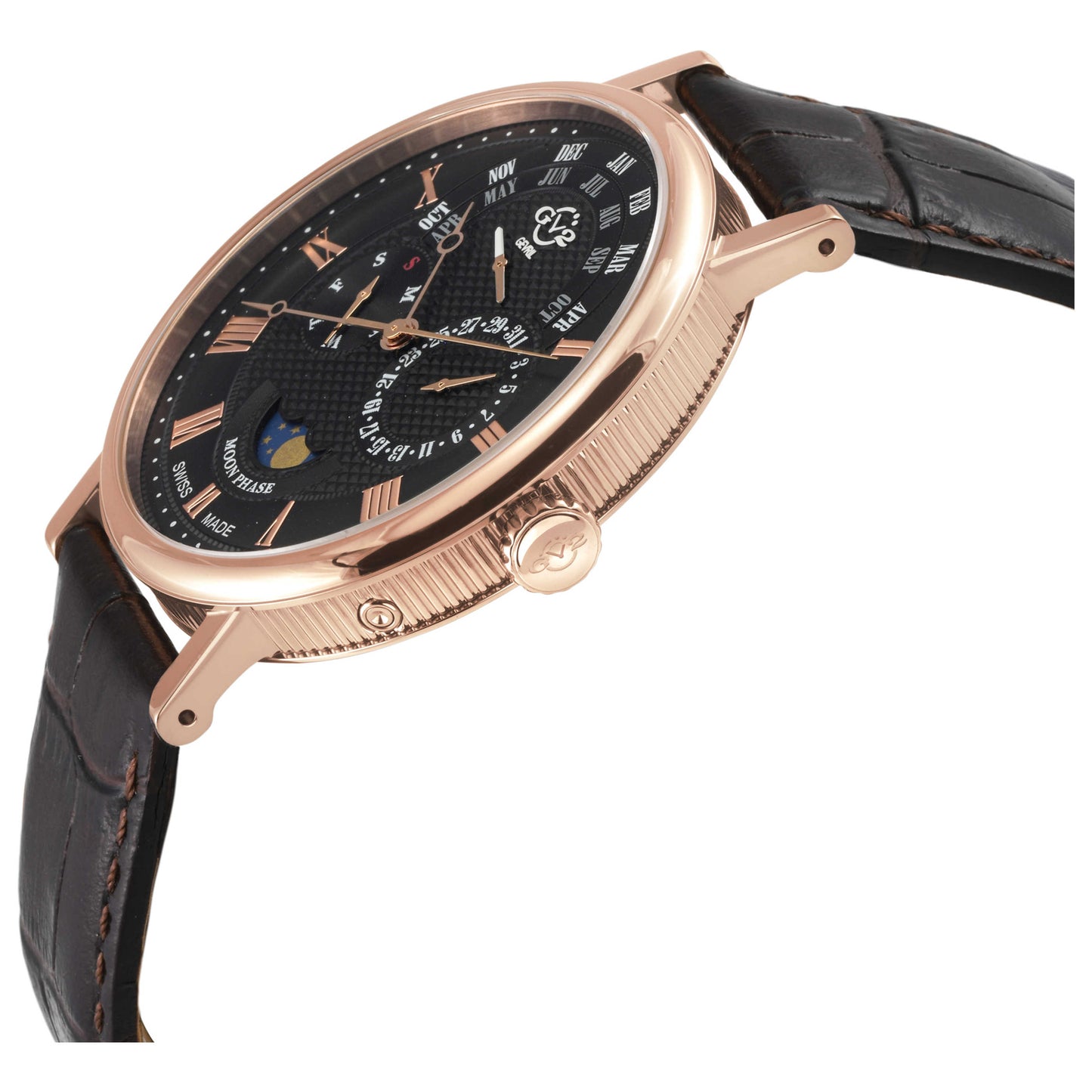 GV2 by Gevril Maestro Men's Quartz Watch 43604 - Image #4