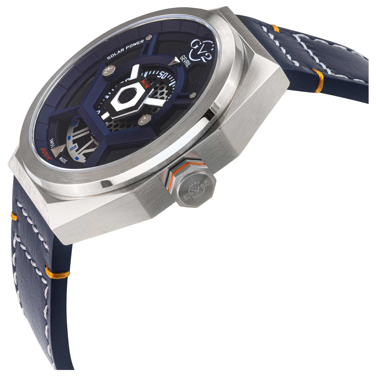 GV2 by Gevril Stella Solare Men's Quartz Watch 43800 - Image #4