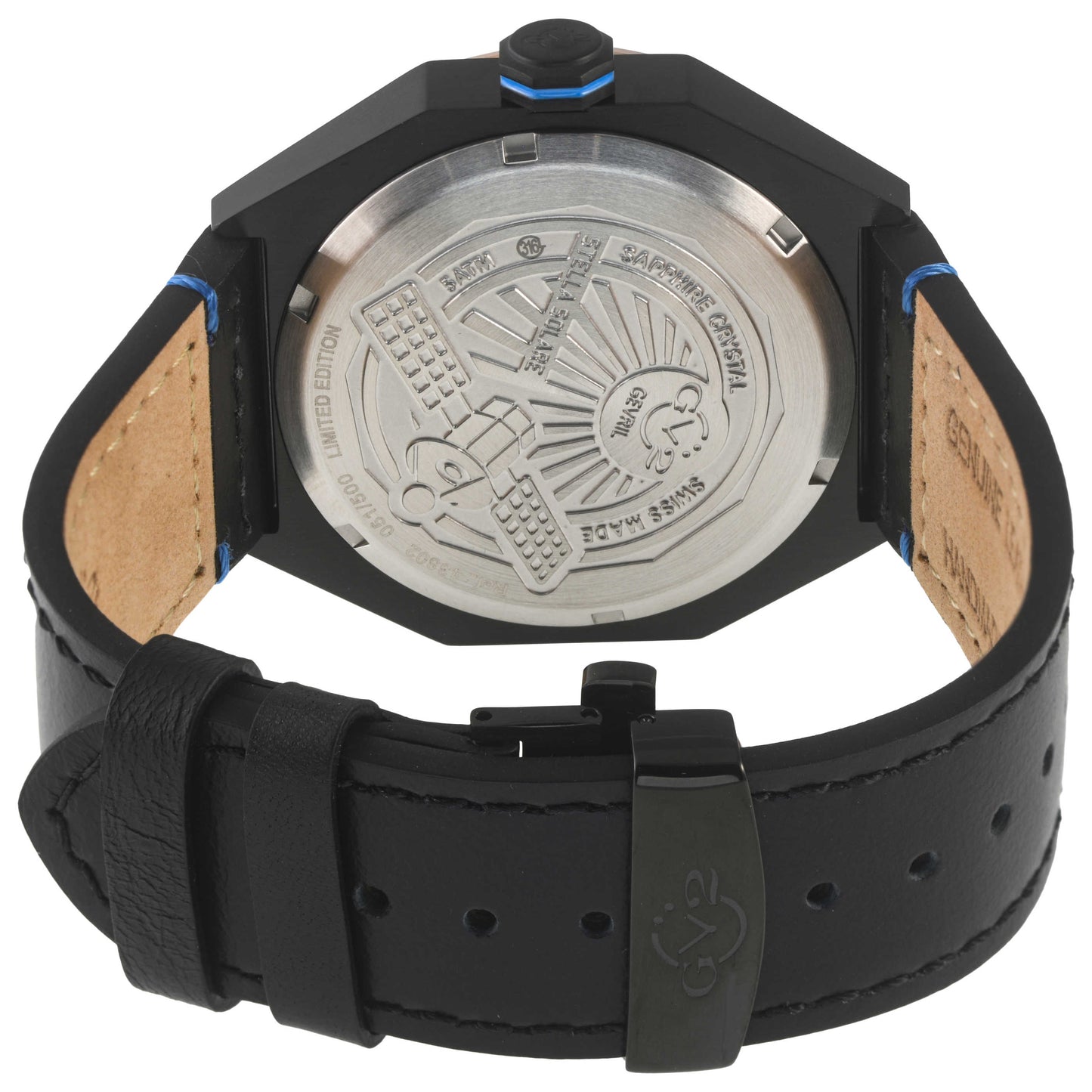 GV2 by Gevril Stella Solare Men's Quartz Watch 43802 - Image #2