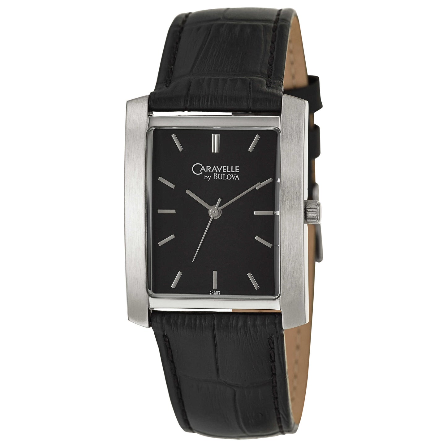 Front view of Caravelle Dress Men's Japanese Quartz (Battery-Powered) Watch 43A03