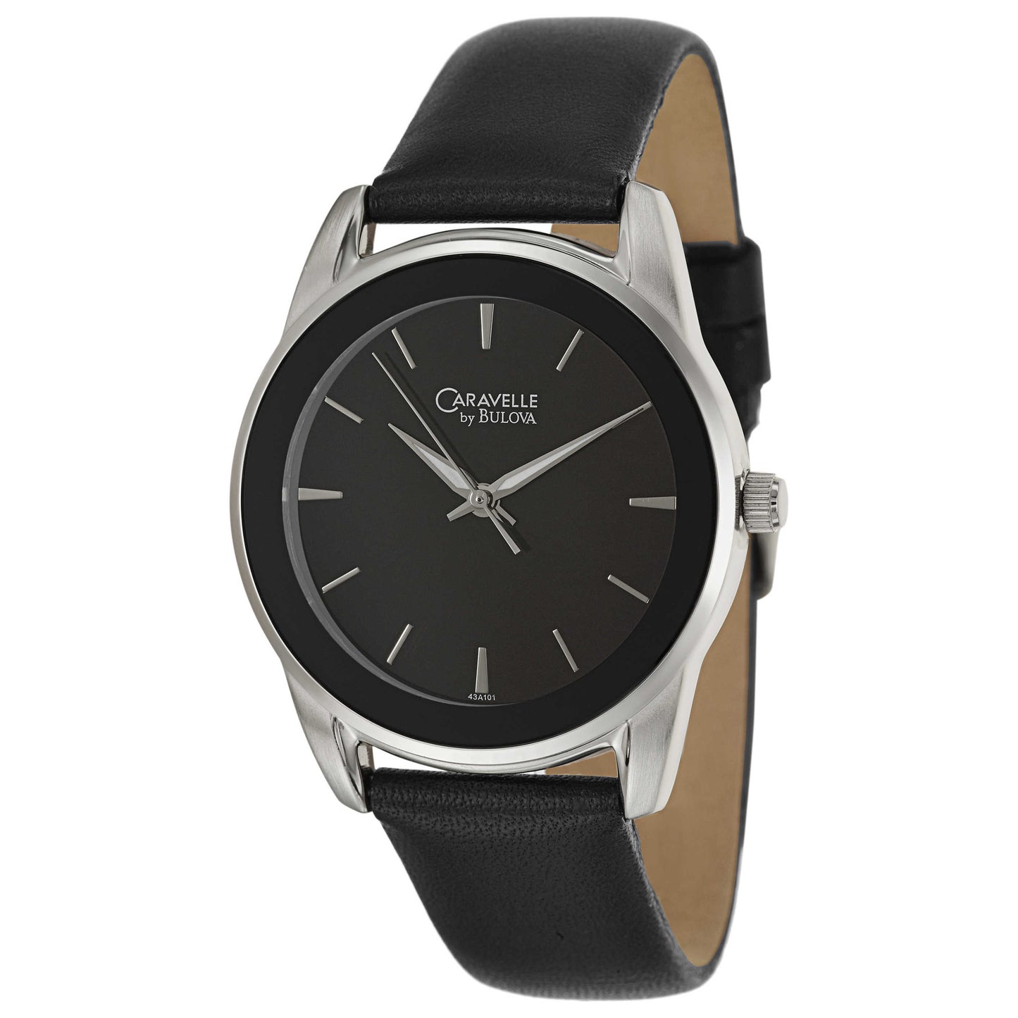 Front view of Caravelle Dress Men's Japanese Quartz (Battery-Powered) Watch 43A101