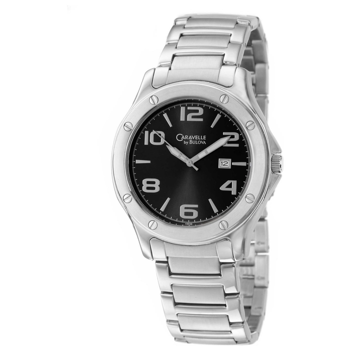 Front view of Caravelle Bracelet Men's Quartz Watch 43B109