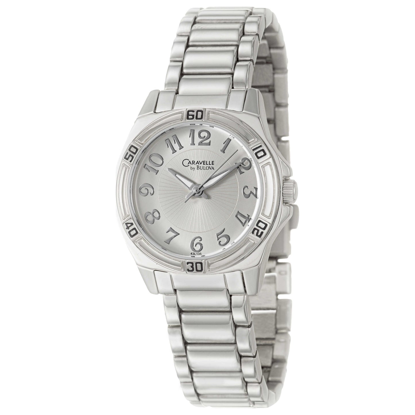 Front view of Caravelle Bracelet Women's Japanese Quartz (Battery-Powered) Watch 43L135