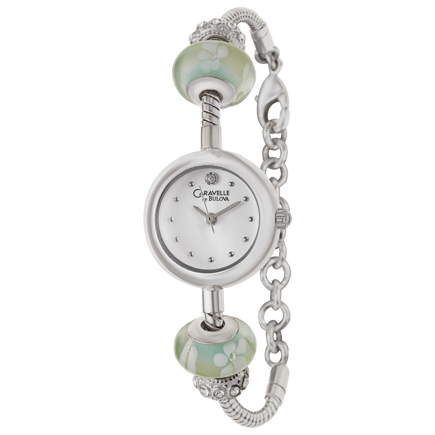 Front view of Caravelle Crystal Women's Japanese Quartz (Battery-Powered) Watch 43L139