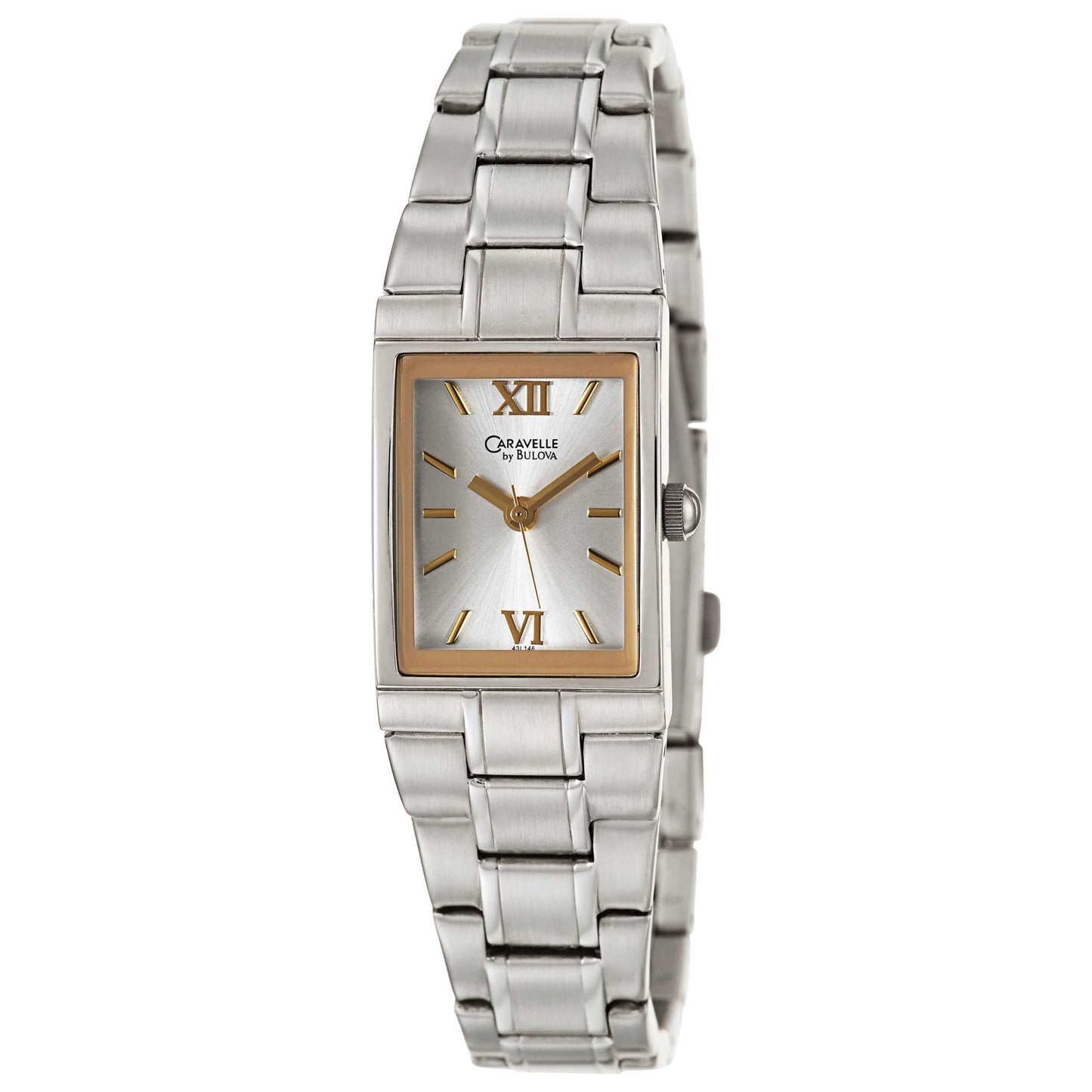 Front view of Caravelle Dress Women's Japanese Quartz (Battery-Powered) Watch 43L146