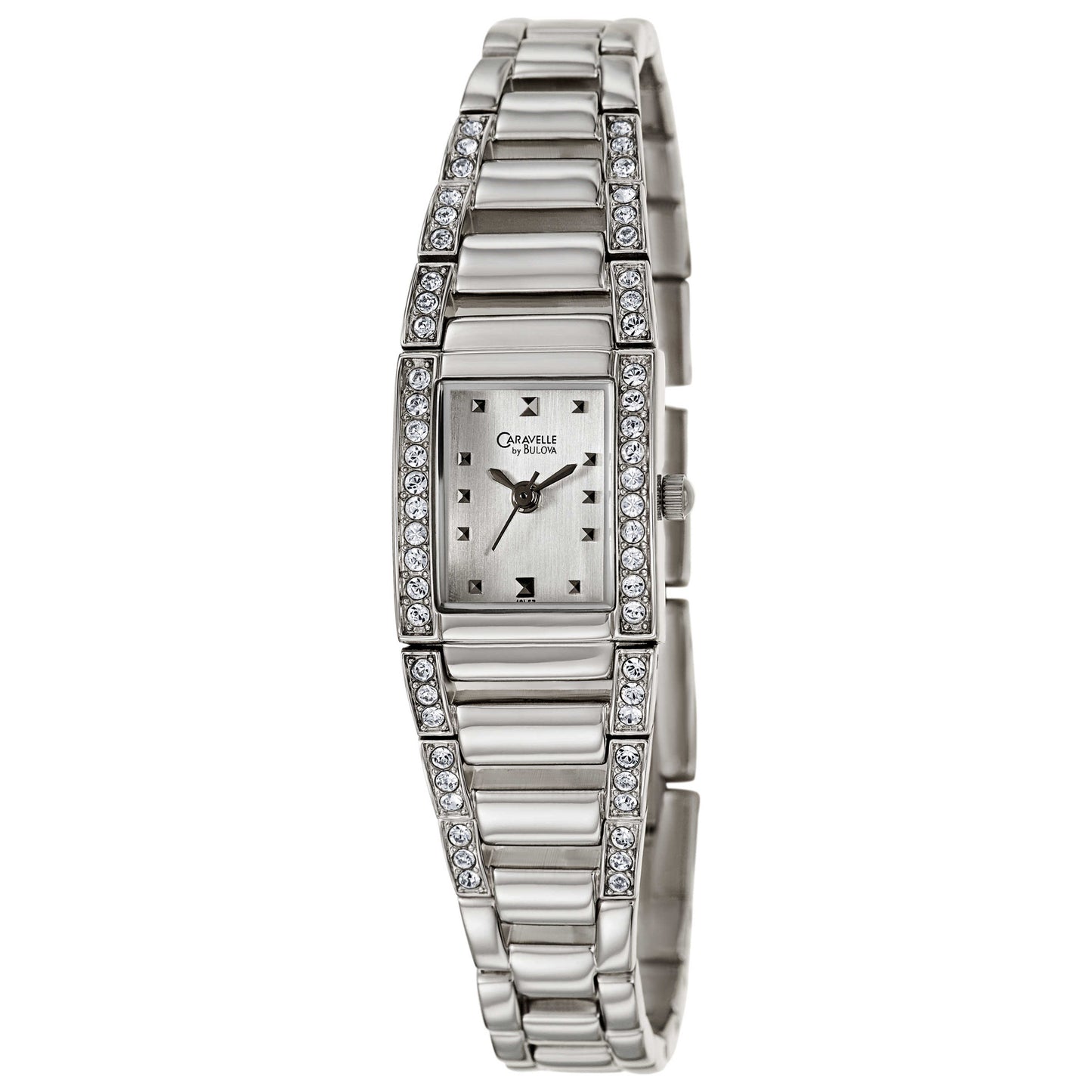 Front view of Caravelle Crystal Women's Japanese Quartz (Battery-Powered) Watch 43L57
