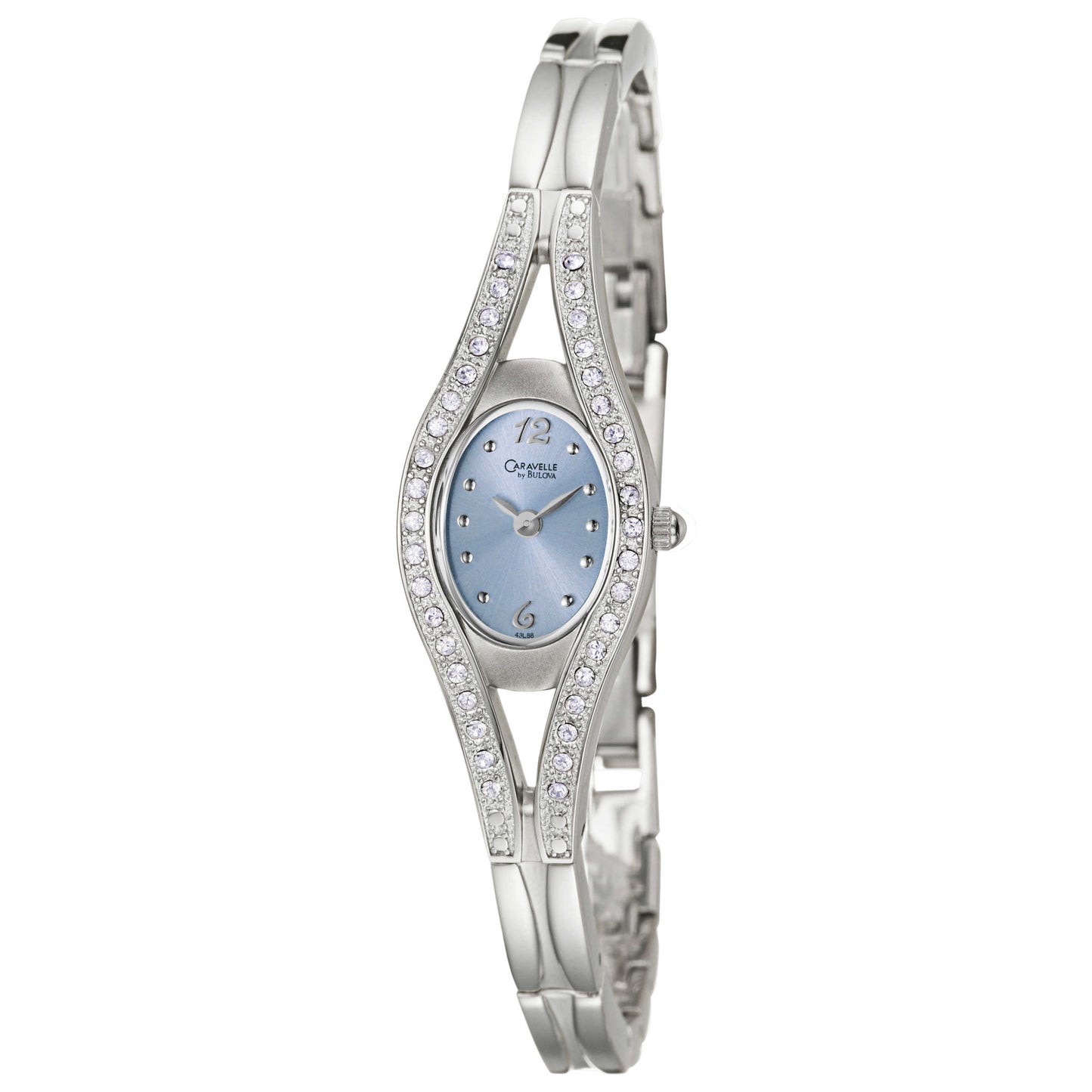 Front view of Caravelle Bracelet Women's Quartz Watch 43L88