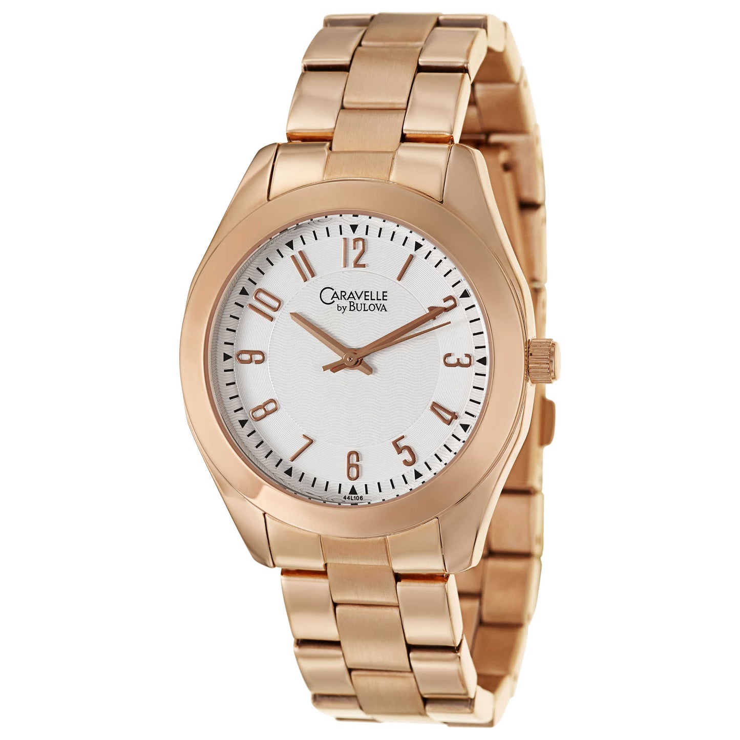 Front view of Caravelle Dress Women's Japanese Quartz (Battery-Powered) Watch 44L106