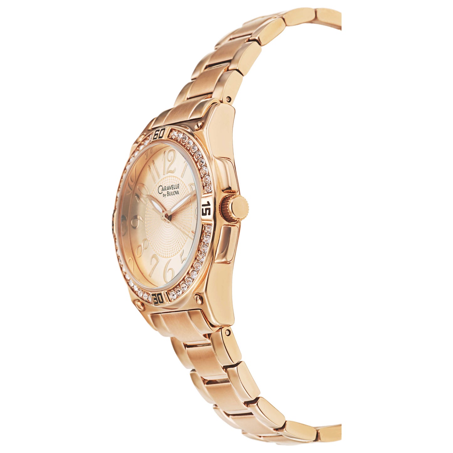 Caravelle Crystal Women's Japanese Quartz (Battery-Powered) Watch 44L108 - Image #4