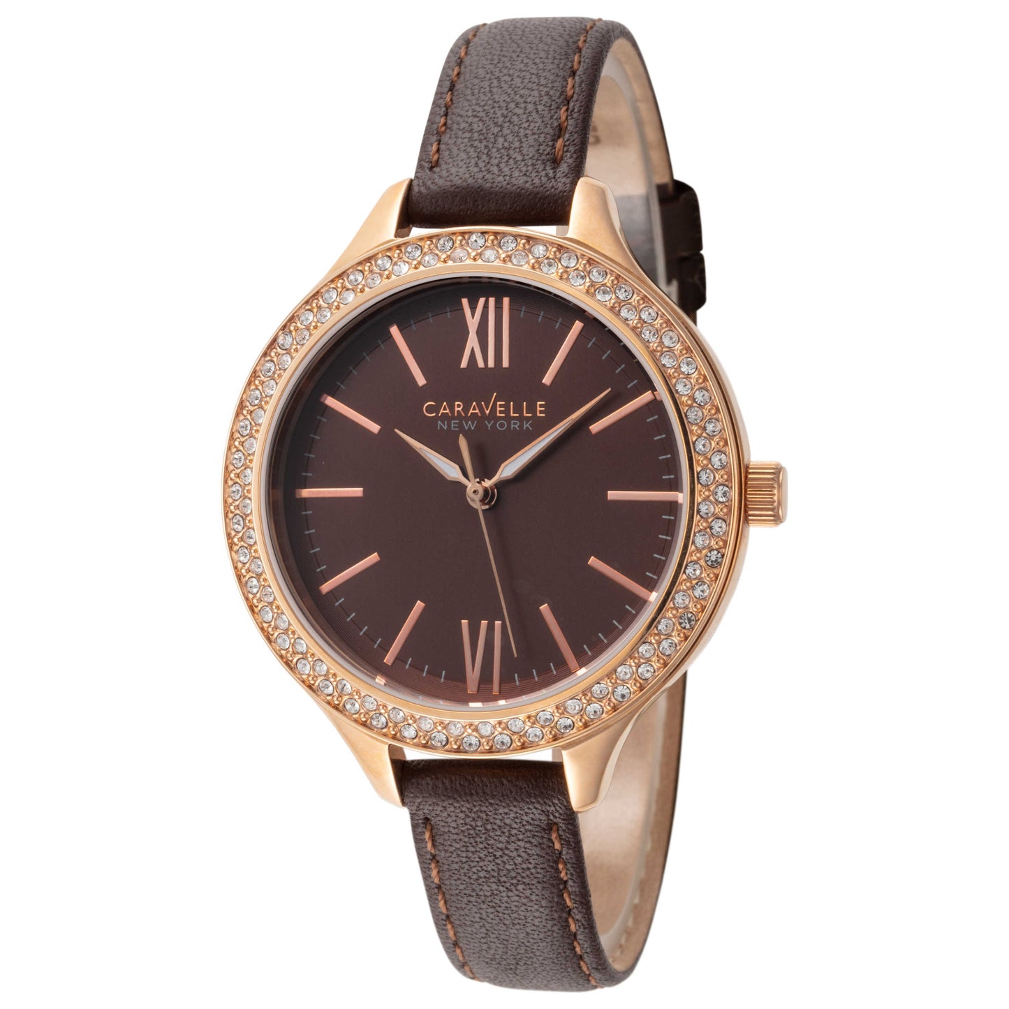 Front view of Caravelle by Bulova New York Women's Quartz Watch 44L124