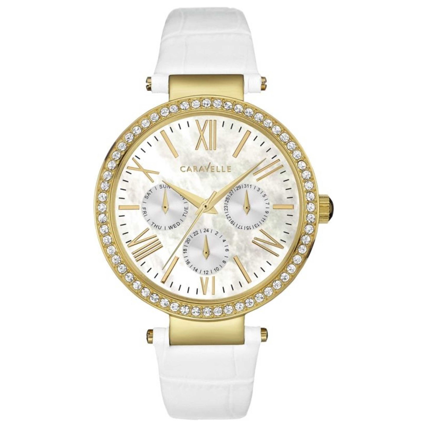 Front view of Caravelle by Bulova New York Women's Quartz Watch 44N104