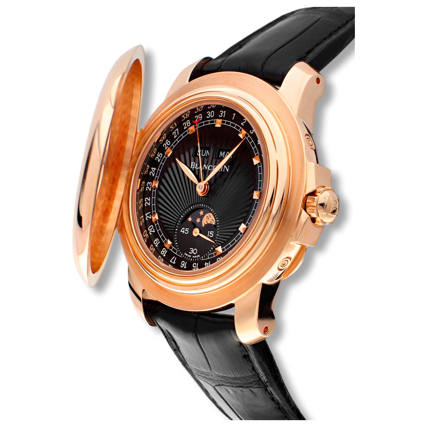 Blancpain Half Hunter Men's Watch 4563-3630-55 - Image #4