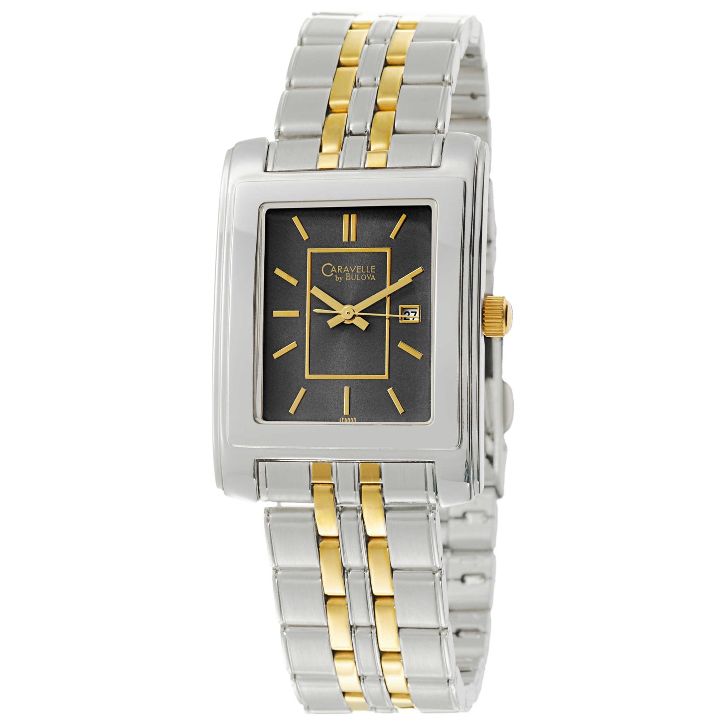 Front view of Caravelle Bracelet Men's Quartz Watch 45B000