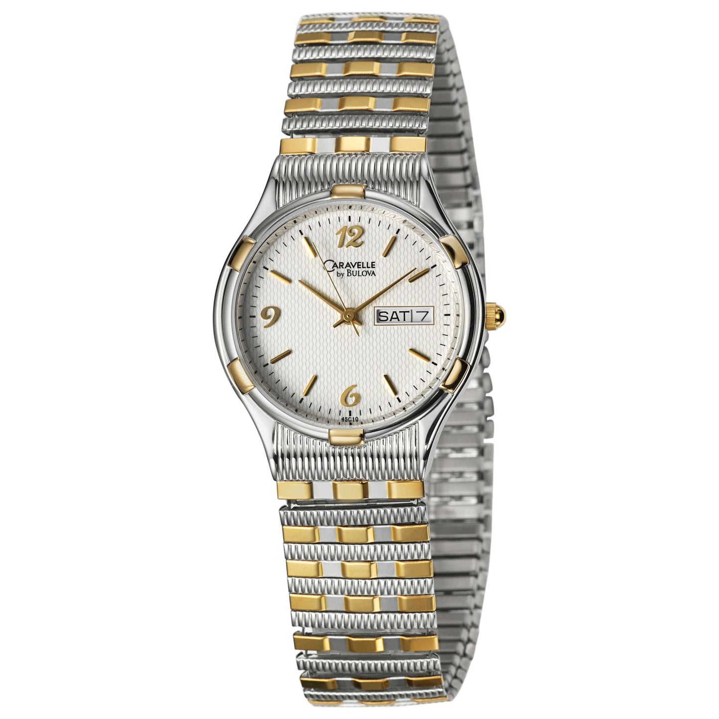 Front view of Caravelle Expansion Men's Quartz Watch 45C10